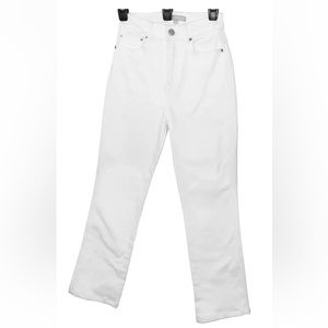 Antonio Melanie Amanda High Rise Straight Leg Women's Jeans Size 25 White Clean